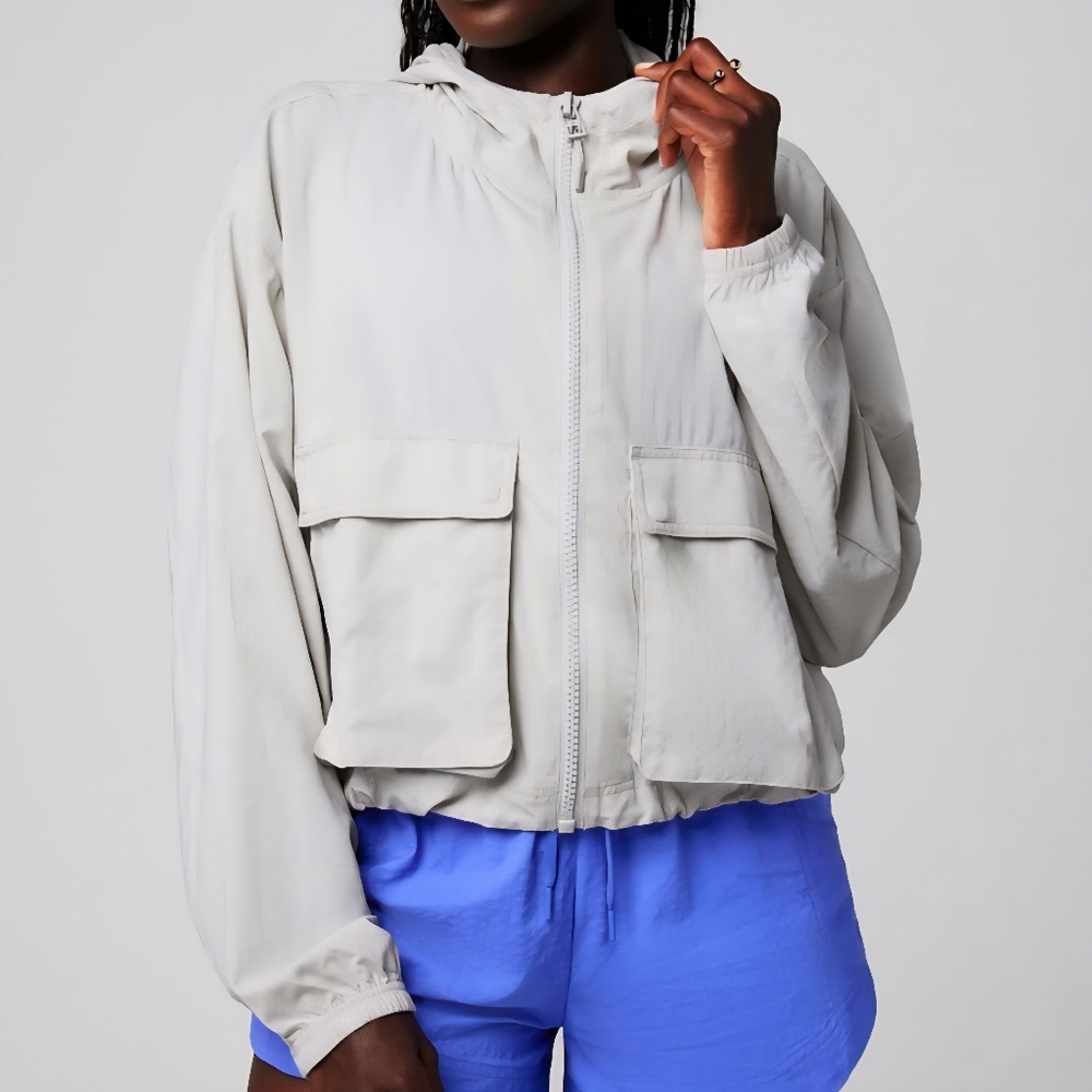 Fabletics Ripstop Cropped Cargo Jacket - Picture 2 of 10